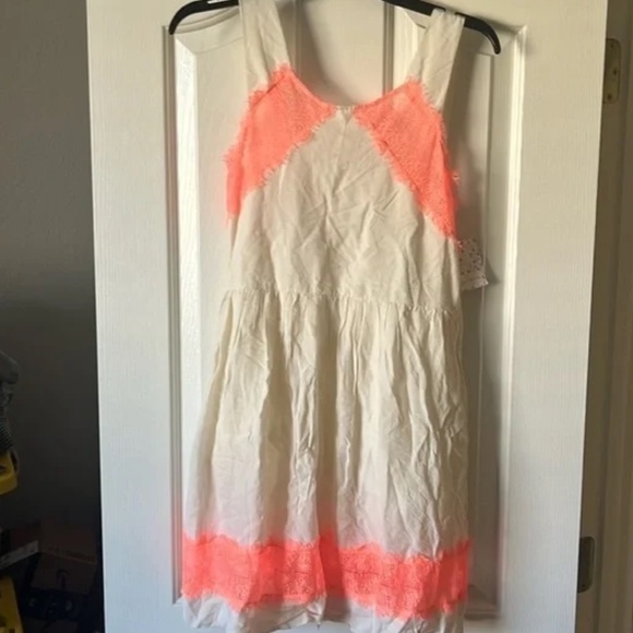 Free People Georgia Dress  in Alabaster sz 4 NWT - Picture 5 of 5